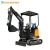 Import SD18U China Shanding Tracked mini excavator for road construction equipment With rubber track 1800kg from China