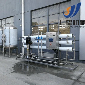 Seawater desalination and purification water treatment plant with RO system for drinking and industry