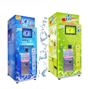 self-service ice vending machine /ice vending machine with auto bagging