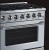 Import SENG CSA certified kitchen stainless steel  48&quot; Professional freestanding electric range with oven for home from China