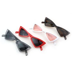 Sexy cat eye 2019 vintage uv400 FDA CE test triangle sunglasses women