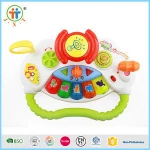 Shantou wholesale early learning toys rolling baby walker parts with music light