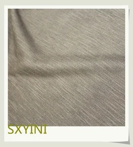 Shaoxing yini new sample 100 viscose without elastic slub single jersey knitted fabric