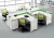 Import Shisheng Cheap cubicles white office partition and workstation from China