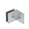 Shower floor glass walls holder bath fixed clamp clips Glass shower door connector square brass tube clamps
