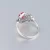 Import Silver jewelry binder ring fashion crystal ring from China