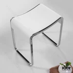 Simple Design Crystal Like Wholesale Clear Acrylic Solid Surface  Bar Stool