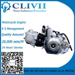 Single Cylinder 110cc Motorcycle Engine 4 Stroke Horizontal Motorcycle Engine