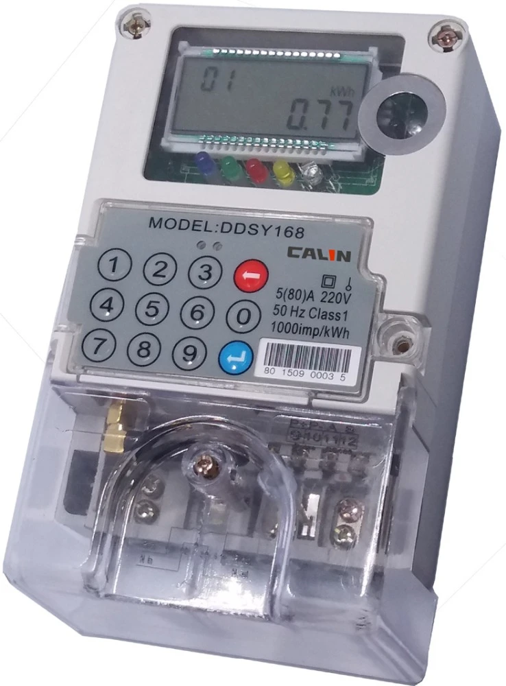 Single Phase Electric Energy Meter Communication Prepayment Meters Meter with GPRS