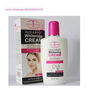 Skin care product Face and body care lotion for black skin beauty whitening cream