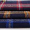 Skygen mercerized shirting yarn dyed woven fabric 100 cotton plaid textiles and fabrics