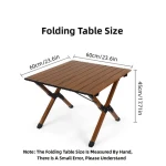 Small Folding Table Portable with Travel Bag Folding Camping Table Outdoor Desk for Beach Picnic Camping Kitchen Table
