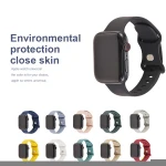 Smart Watch Strap Quick Release Silicon Watch Band Silicone Strap For Apple