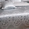 Soft Jacquard duvet cover set luxury queen bedding set brand bed comforter set