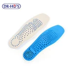 Soft silicone orthotics shoe insole material