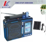 Solar powered mp3 player AM/FM/SW1-8 10 band radio