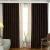 Import solid chenille curtain blackout living room valance bedroom drapes Chenille upholstery fabric polyester chenille curtain fabric from China