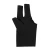 Import Spandex Snooker Billiard Cue Glove Pool Left Hand Open Three Finger Accessory from China