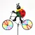 Import spring online whosale garden decorative animal design bicycle windmill from China
