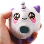 SQU19-70 Animal Plush Squeeze Squishy Slow Rising Toy Stuffed TPR Unicorn Squishy Ball