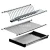 Import stainless steel 304 Kitchen storage racks dish and bowl holder house dish rack draining board from China