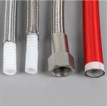 stainless steel braided PTFE hose  NPT Vapor Line Flex Hose