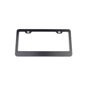 Stainless steel explosion Modified car license plate Rack frame