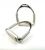 Stainless steel flexible English horse stirrup
