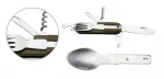 Stainless Steel Folding Camp Kitchen Utensil Camping Cookware Utensils with Storage Bags