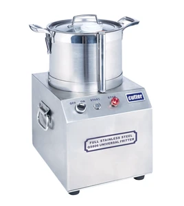 Stainless Steel Food Processing Machinery Cutter 6L Capacity Food Meat Vegetable Cutter Machine