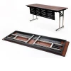 Stainless Steel plywood  folding hotel training meeting conference table