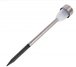Stainless steel solar garden light pillar lamp spike led light