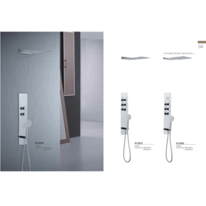 stainless steel/copper material stable shower set bathroom