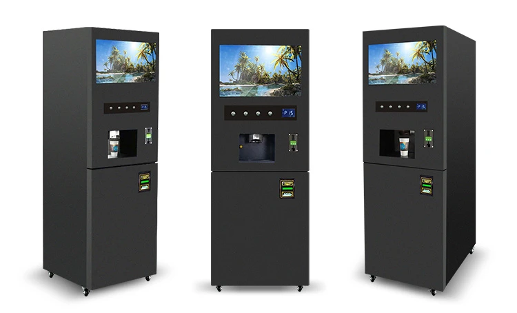 Standing Automatic Commercial Protein Shake Fitness Vending Machine Video Technical Support Free Spare Parts with Coin Operated