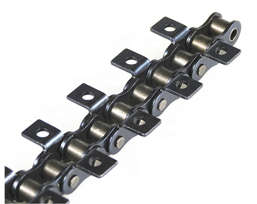 Steel industrial conveyor roller chain 08b-k1 attachment manual chain