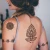 Import Stencils customized logo black lace style henna tattoo sticker from China