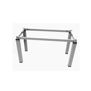 Strong and Sturdy White Rectangular Steel Table Frames