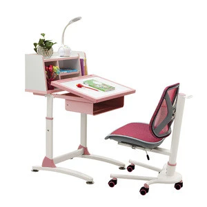 Student Adjustable Writing Pad Study Table Kids School Home Using Desk Chair Sets