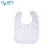 Import sublimation blank polyester plain white baby bibs wholesale from China