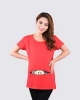 Summer boutique female t-shirts maternity clothing short sleeve cotton blank pure color fashion tops women pregnant clothing