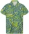 Import Summer Green Stripe Mens Shirt Camisas Splicing Printed Colorful Short Sleeve Shirts Men Plus Size Hawaiian Cuba Collar Shirts from China