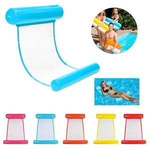 Summer Inflatable Floating Row Chair Pool Float Mattresses Beach Swimming Pool Fruit Chair Hammock Water Sport Mattress