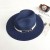 Import Summer ladies hat British jazz beach sunscreen straw hat Panama cap from China