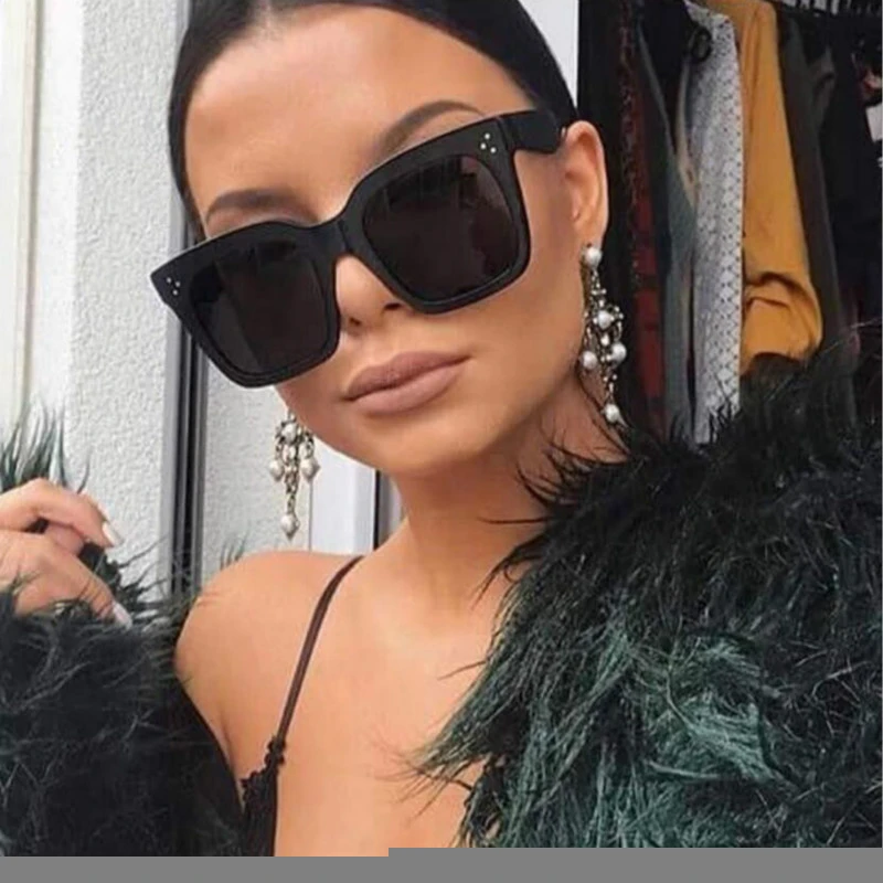 Super Eyewear 2020 Hot Fashion Brand Designer Sun glasses Big Square Oversized Shades Sunglasses