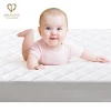 Super large size low sensitivity solid color quilted waterproof mattress bedding waterproof bamboo mattress protector