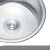 Import Supplier 201/304 Stainless Steel Sink Undermount Square And Round Hidden Sinks Single Bowl Kitchen Sink from China