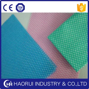 Supply PE Laminated non woven fabric spunlace process manufacturers