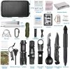 Survival Gear Kit, Emergency EDC Survival Tools 69 in 1 SOS Earthquake Aid Equipment Fishing Hunting,Camping Hiking