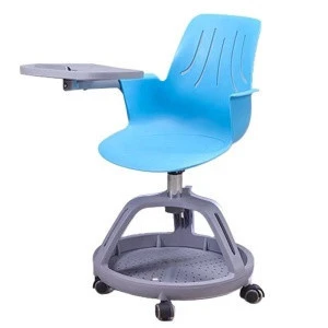 (SZ-TC17) plastic chairs with writing tablets chairs with tables attached student chair with tablet arm