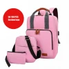 Teenage back to school bags bookbags set with shoulder bags and pen bag